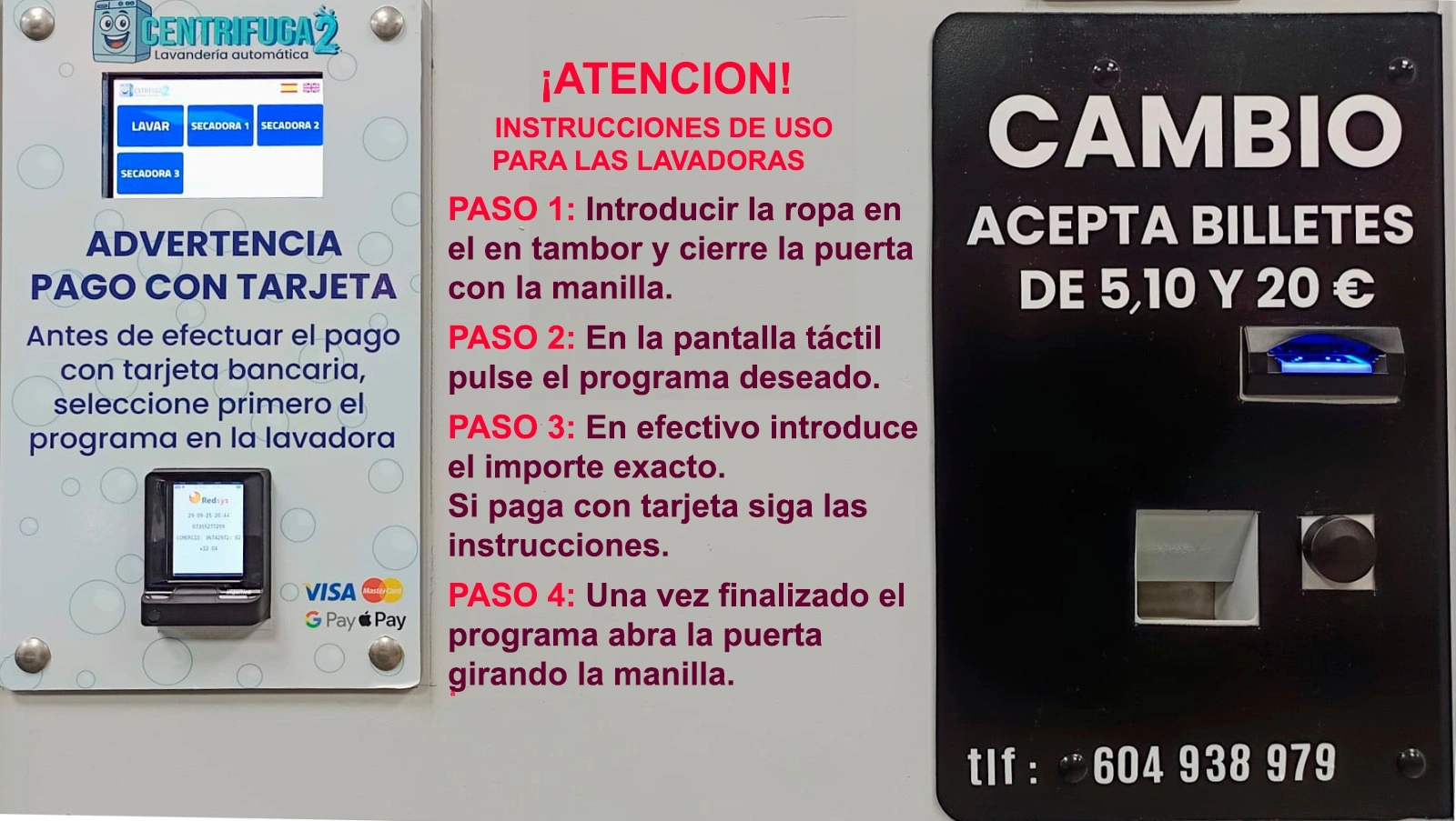 Interior y medios de pago